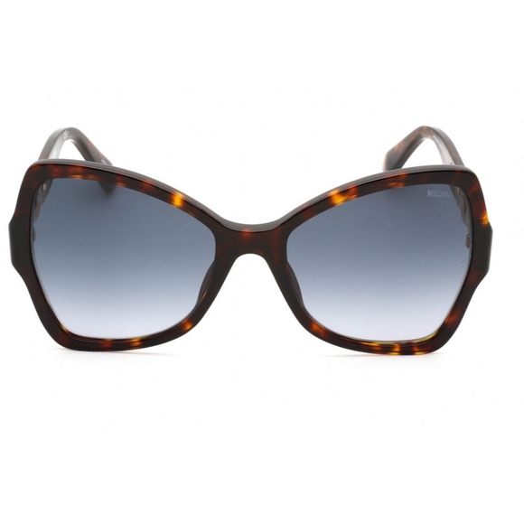 MOSCHINO- MOS099/S SUNGLASSES HVN/DARK GREY SF WOMEN'S - Picture 5 of 12